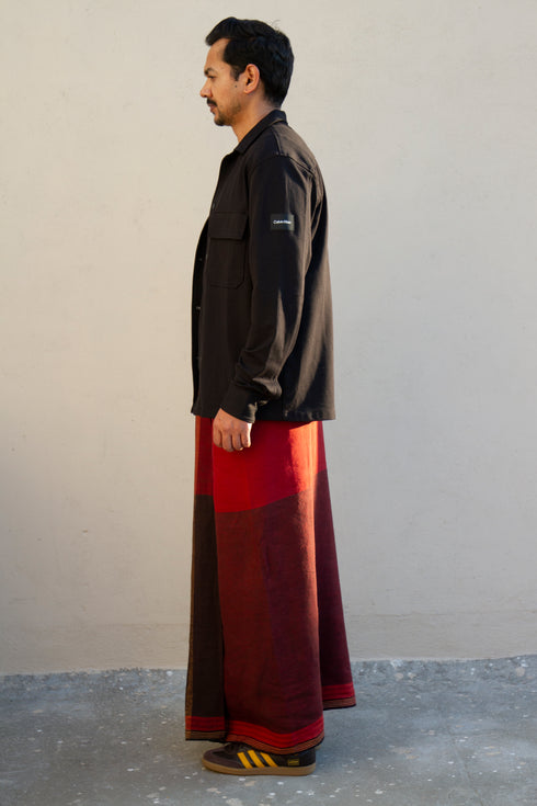 CHOORNIKKARA 100% Premium Linen Hand woven Single Mundu