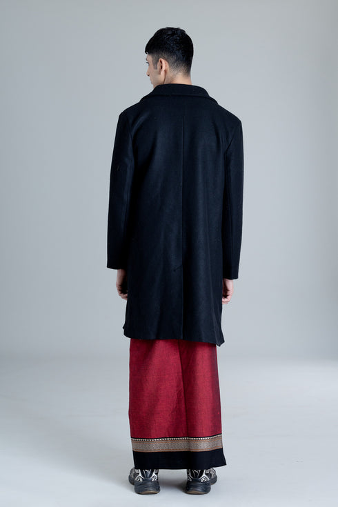 CHULLIKKARA Hand Woven Light weight Mundu with Jaccquard