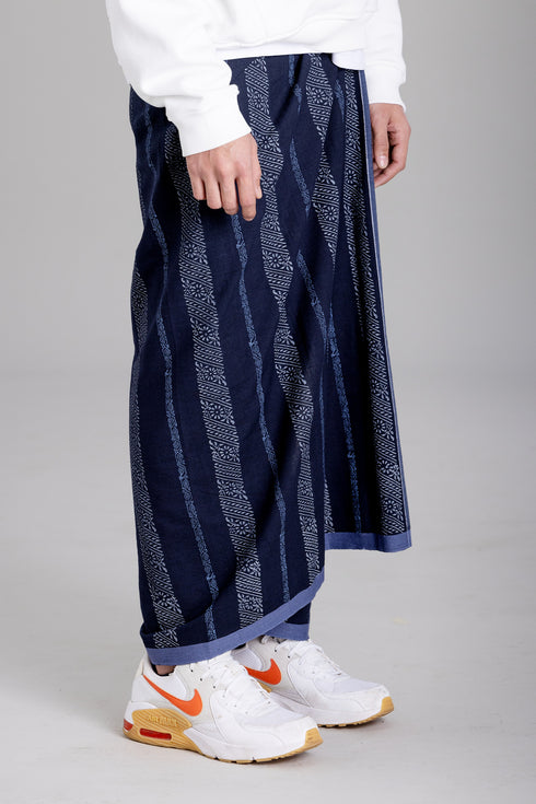 EZHIKKARA Hand Woven Hand Block Printed Mundu