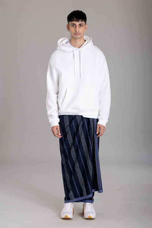 EZHIKKARA Hand Woven Hand Block Printed Mundu