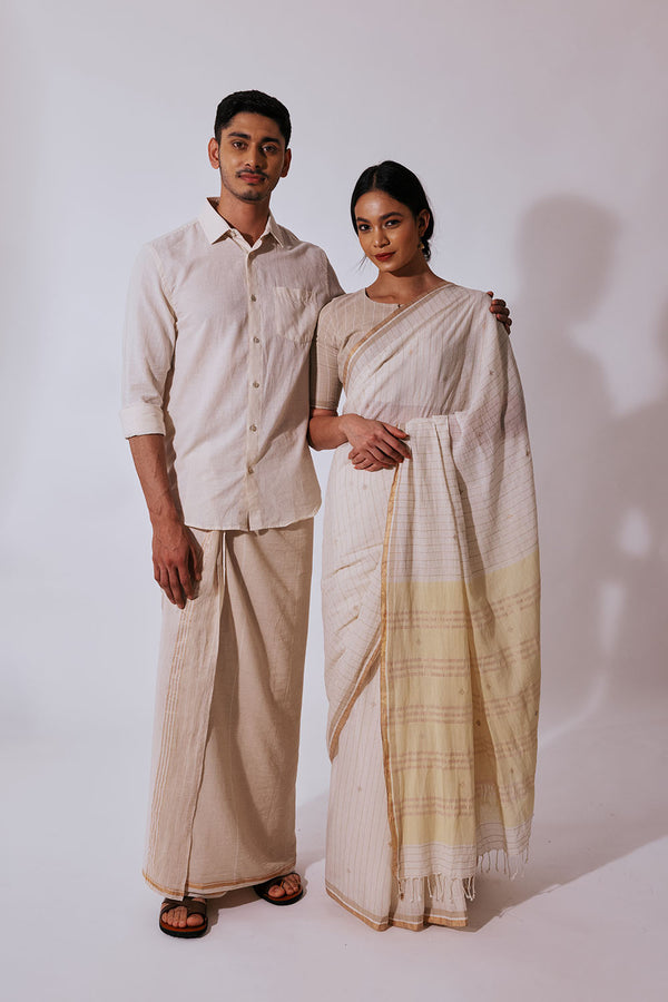 VADAKEKKARA MUNDU + POOTHALI CHELA COMBO