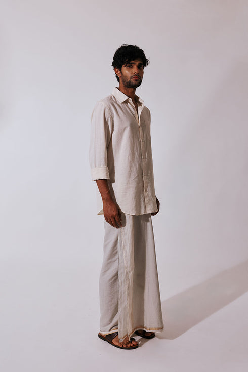 ANCHITHAL CHELA + THEKKEKKARA MUNDU COMBO