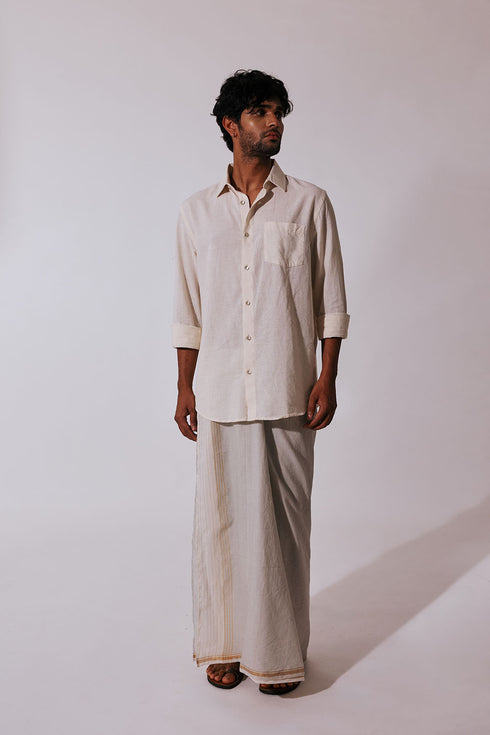 ANCHITHAL CHELA + THEKKEKKARA MUNDU COMBO