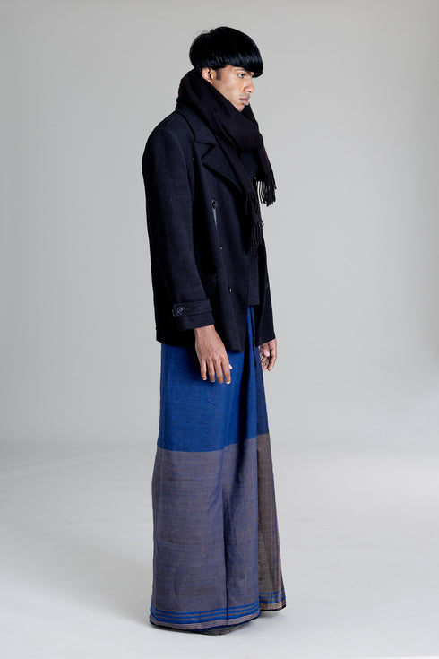 PONJIKKARA 100% Premium Linen Hand woven Single Mundu